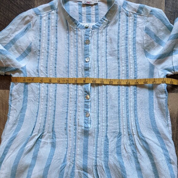 Faherty Linen Gemina Shift Mini Dress - Picture 7 of 7